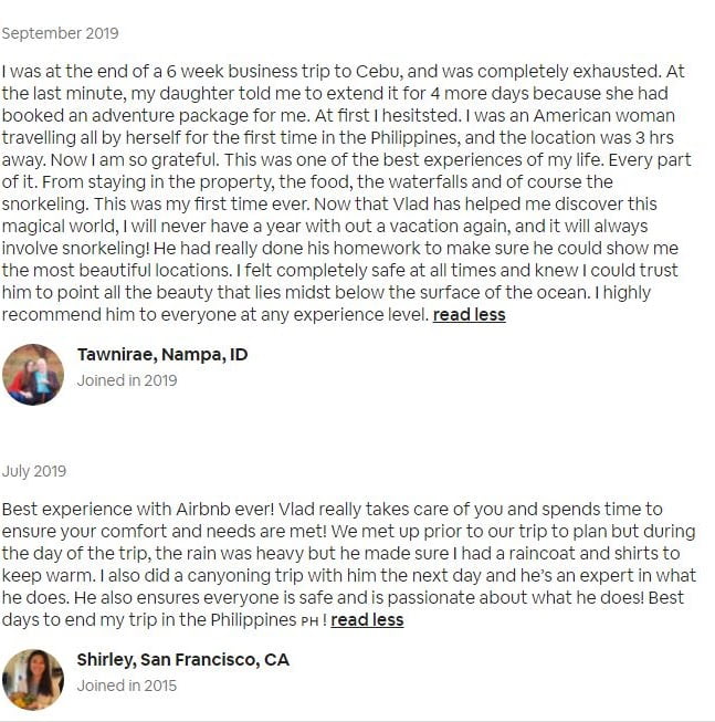 Reviews,Moalboal,Cebu,Attractions,Activities,Services,Adventure